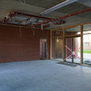 09.11.2021: Das Foyer. Zum Zeitpunkt der Aufnahme befand sich der Innenausbau in Fertigstellung.