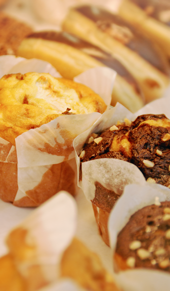 Verschiedene Muffins
